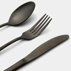 Smith & Nobel Lille 24-Piece Cutlery Set Matte Black