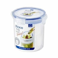 Lock & Lock Round Container With Draining Basket 700mL