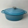 Smith & Nobel Traditions 3L Cast Iron Oval Casserole Blue -Deals Cutlery Store SP 631118