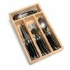 Laguiole Elite Pearl Black 24 Piece Cutlery Set -Deals Cutlery Store SP 632343 2