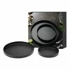 Tempa Aurora Matte Black Serving Tray 2 Pack
