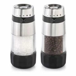 OXO Accent Mess-Free Salt & Pepper Grinder Set