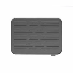 Brabantia Silicone Dish Drying Rack Dark Grey