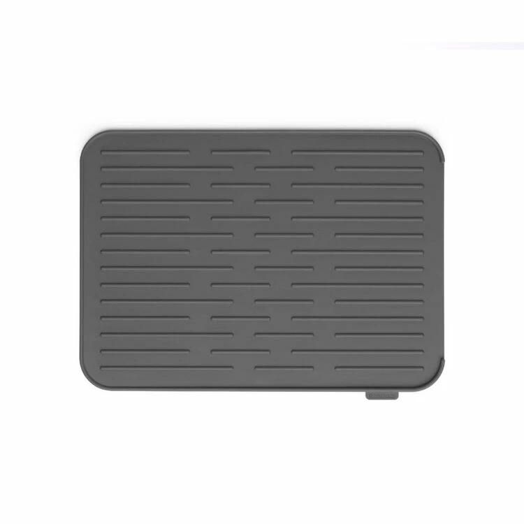 Brabantia Silicone Dish Drying Rack Dark Grey 3 Brabantia Silicone Dish Drying Rack Dark Grey