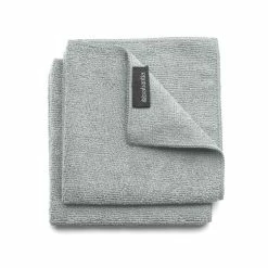 Brabantia Microfiber Dish Cloths Set Of 2 Mid Grey