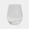 Chyka Home Bamboo Acrylic Stemless Wine Glass - Clear -Deals Cutlery Store SP 640665