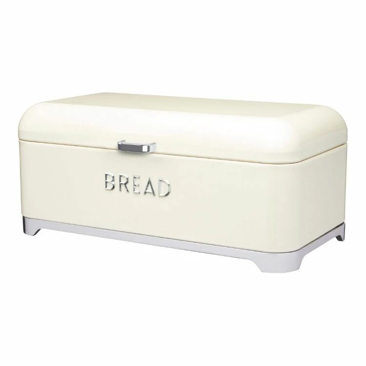 Kitchen Craft Kitchencraft Lovello Bread Bin 42x22x19cm Cream 3 Kitchen Craft Kitchencraft Lovello Bread Bin 42x22x19cm Cream